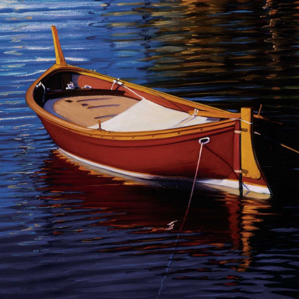 Piccolo Barca Rossa art print by Tom Swimm for $57.95 CAD