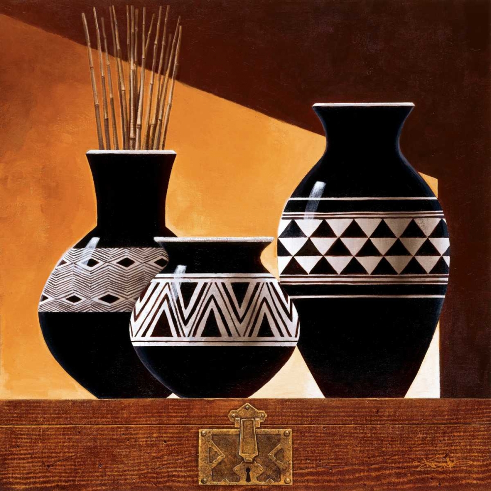 Patterns in Ebony II art print by Keith Mallett for $57.95 CAD