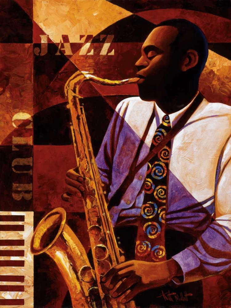 Jazz Club art print by Keith Mallett for $57.95 CAD
