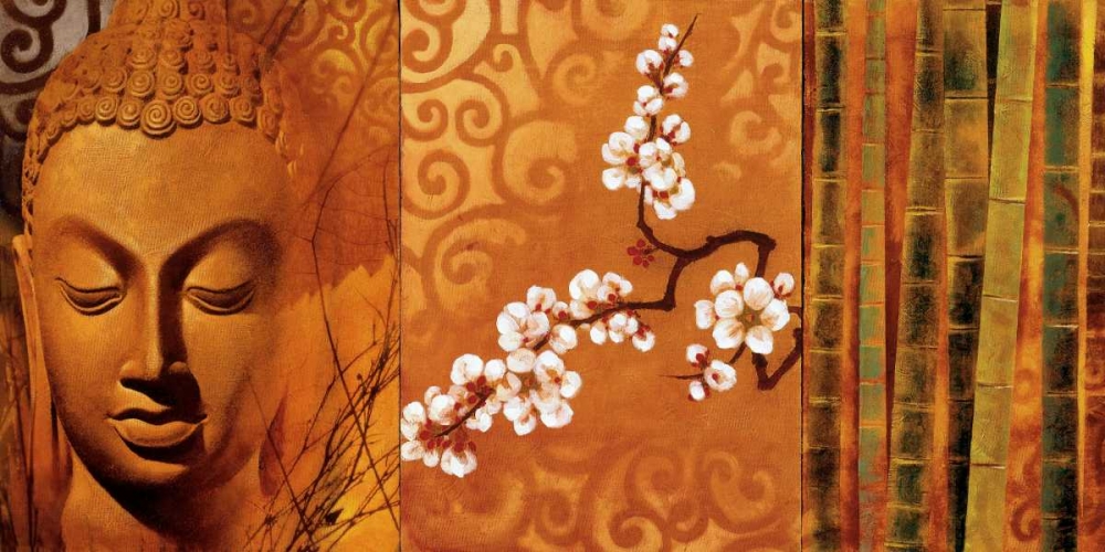 Buddha Panel I art print by Keith Mallett for $57.95 CAD