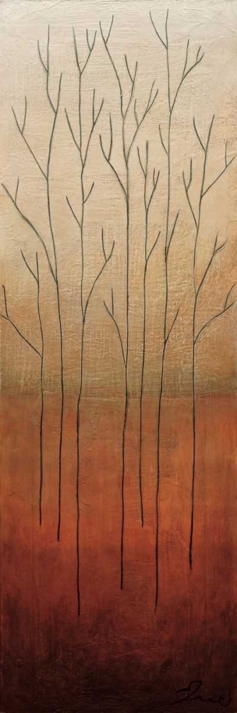 Branch Rouge II art print by Eve for $57.95 CAD