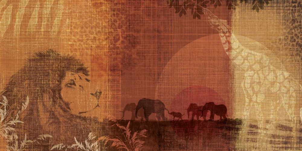 Safari Sunset II art print by Tandi Venter for $57.95 CAD
