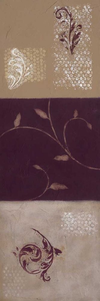 Paisley and Plum I art print by Rita Vindedzis for $57.95 CAD