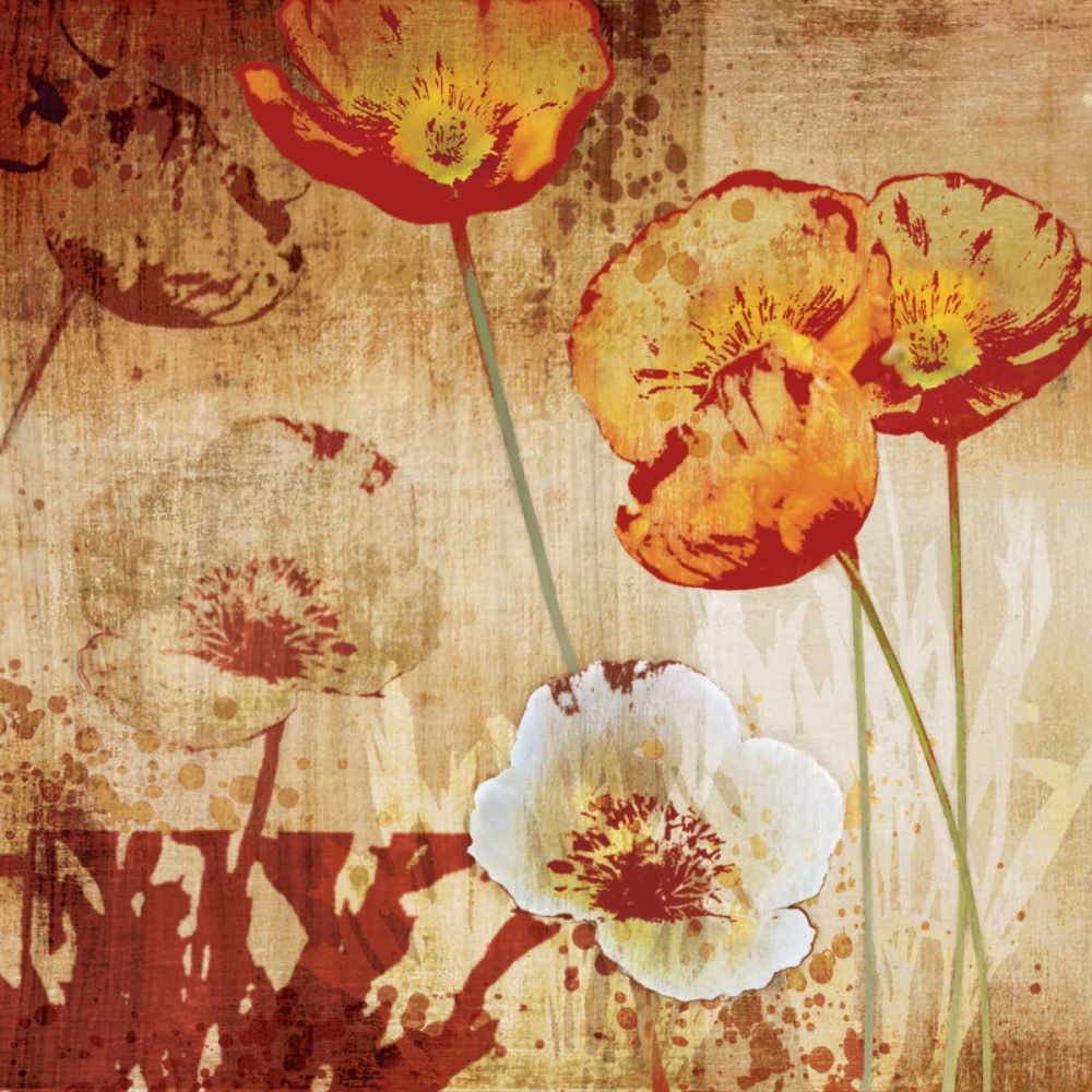 Poppy Heat I art print by Tandi Venter for $57.95 CAD
