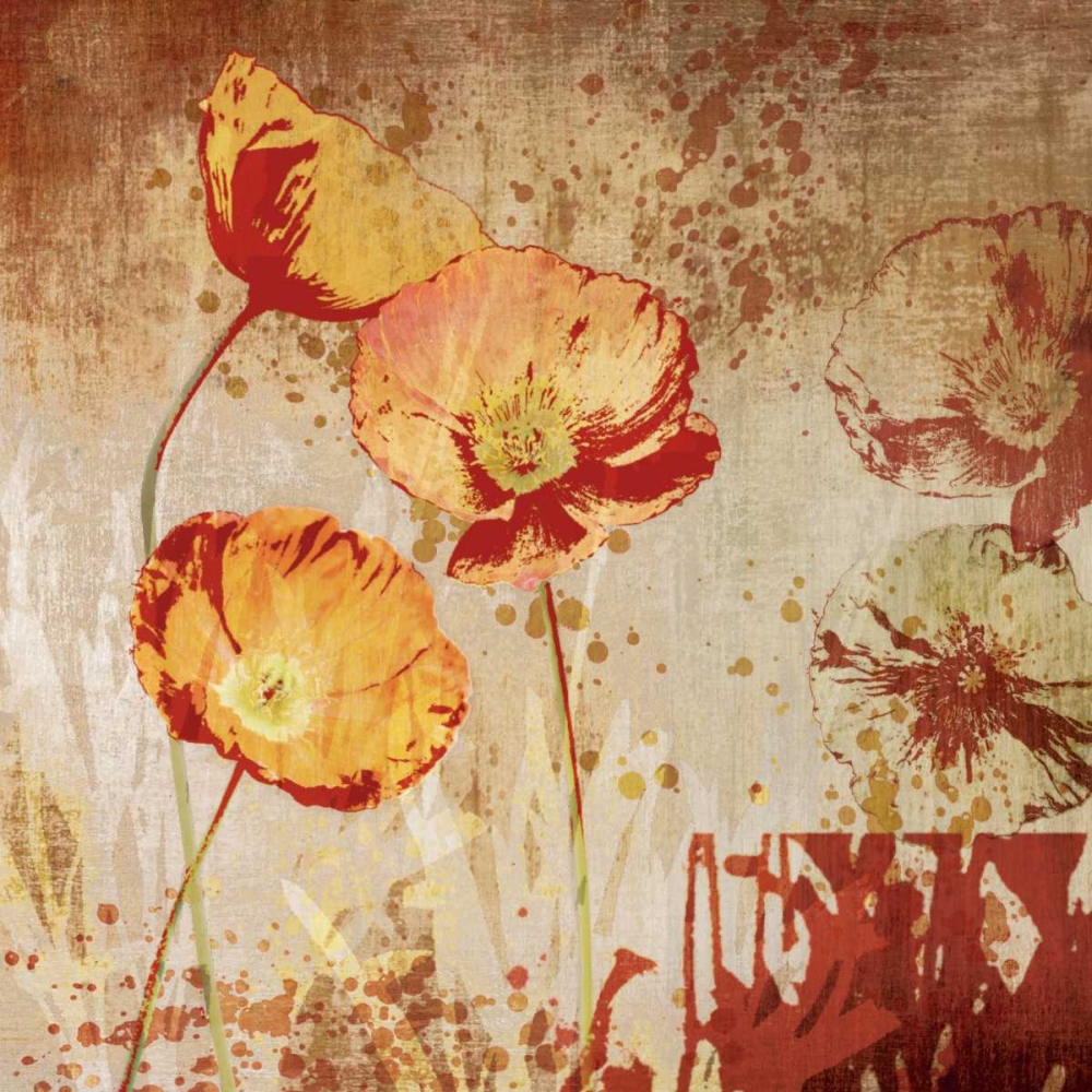 Poppy Heat II art print by Tandi Venter for $57.95 CAD