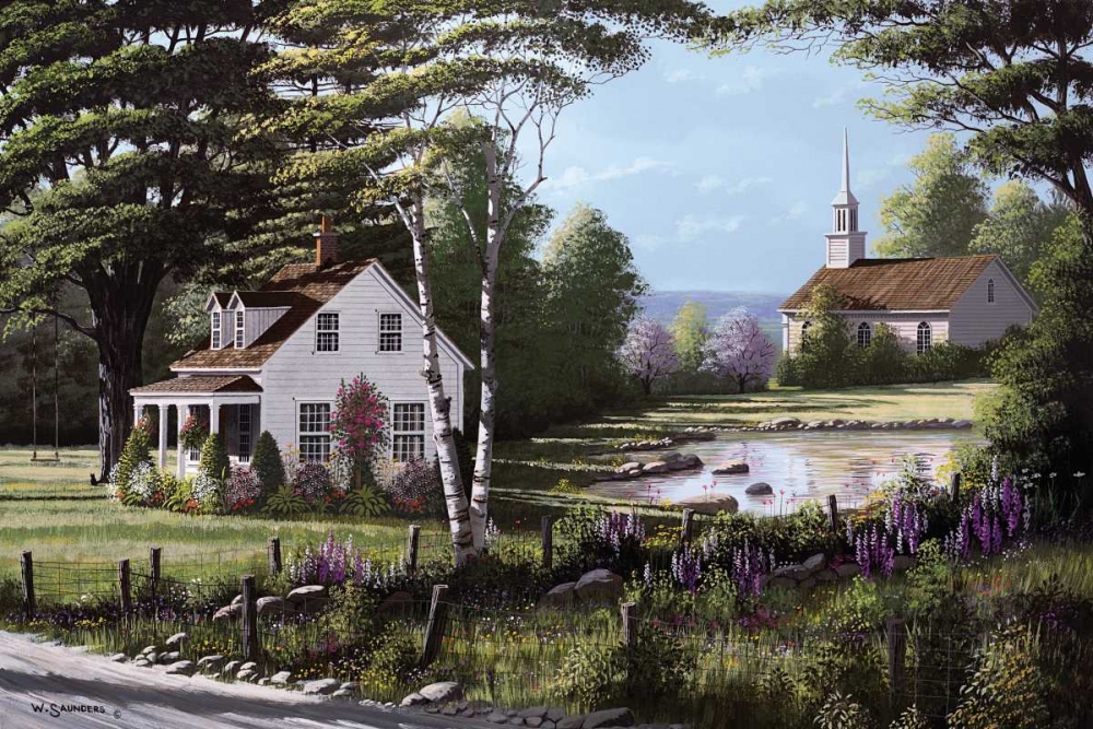 Wildflowers art print by Bill Saunders for $57.95 CAD
