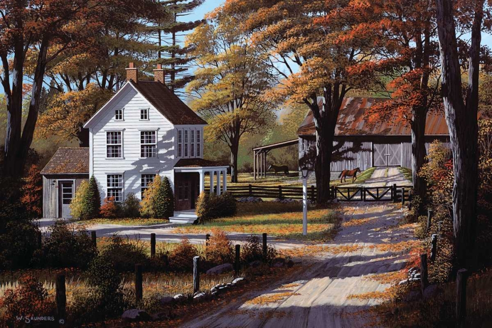 Rustling Leaves art print by Bill Saunders for $57.95 CAD