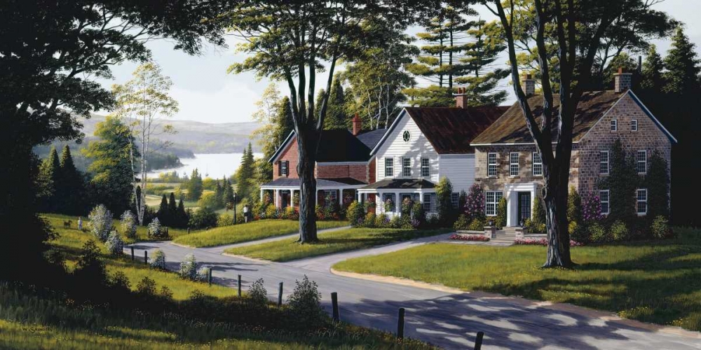 Cul-de-sac art print by Bill Saunders for $57.95 CAD