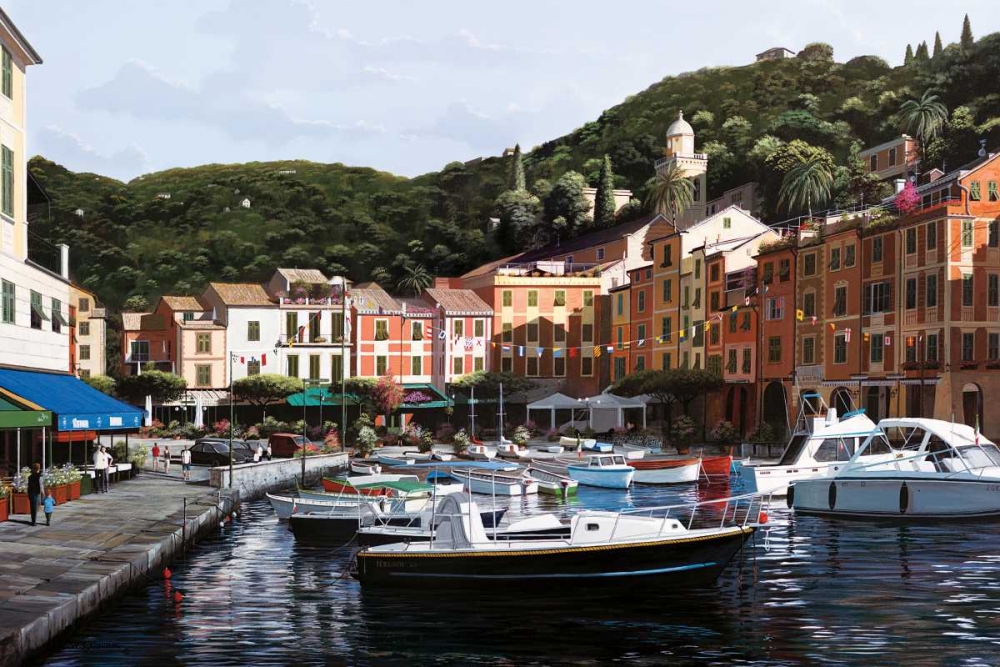 Sunrise Over Portofino art print by Bill Saunders for $57.95 CAD