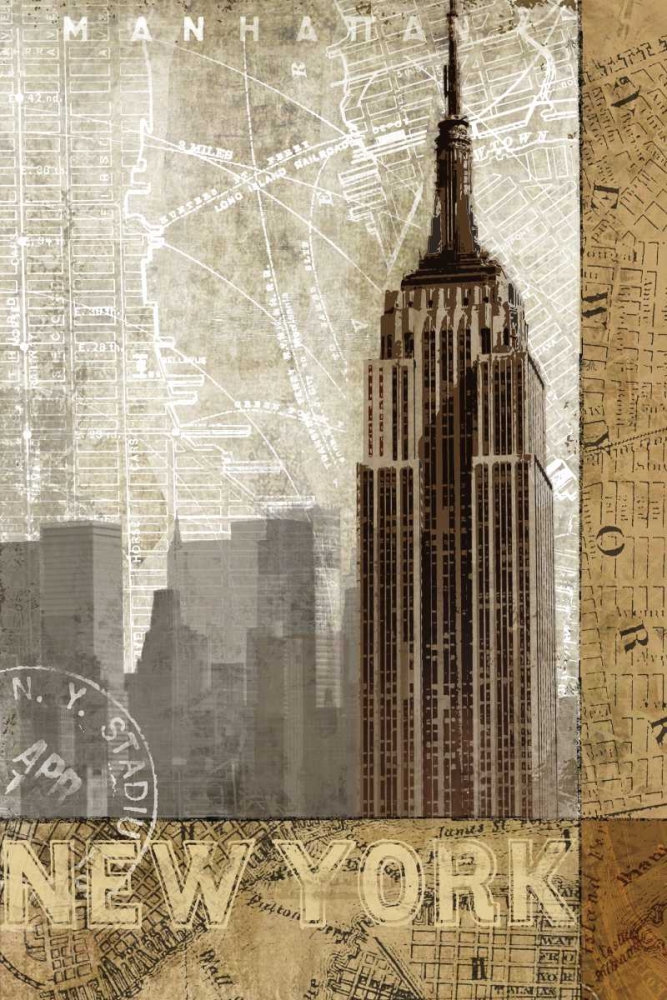 Autumn in New York art print by Keith Mallett for $57.95 CAD