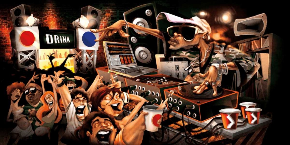 The Party art print by Adam Perez for $57.95 CAD