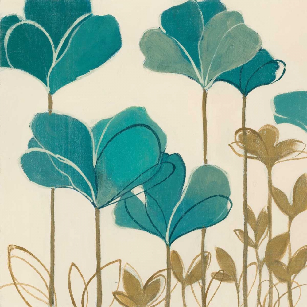 Ladybug Flowers II art print by MARIA for $57.95 CAD