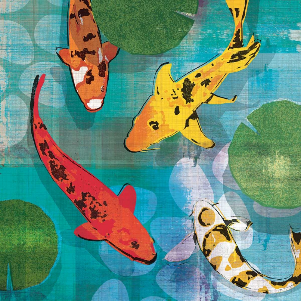 Lucky Koi I art print by Tandi Venter for $57.95 CAD