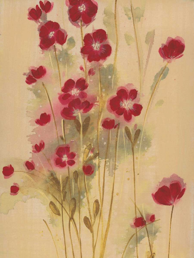 Crimson Elegance art print by MARIA for $57.95 CAD