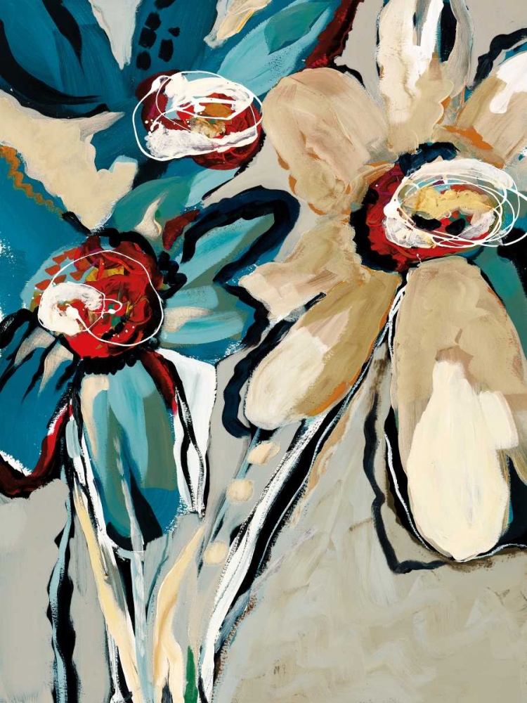 Blooming Blue II art print by Angela Maritz for $57.95 CAD