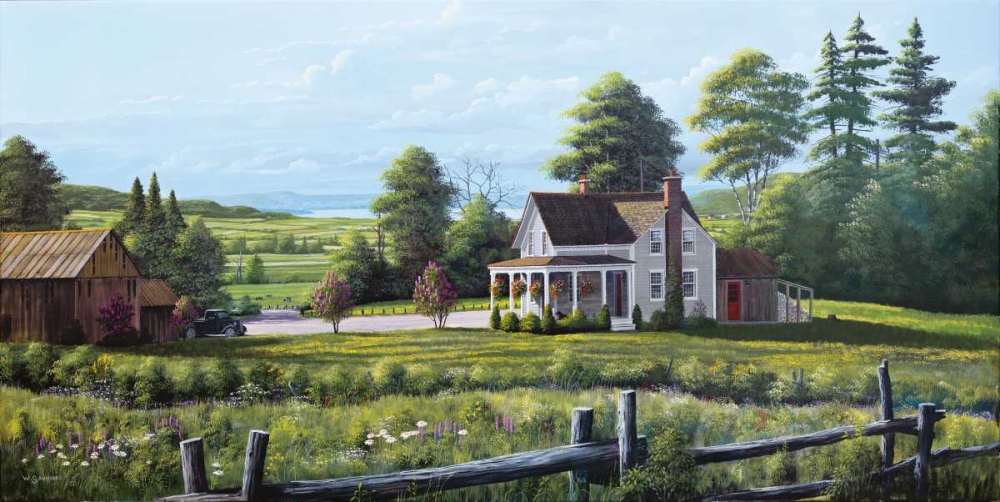 Hanging Basket art print by Bill Saunders for $57.95 CAD