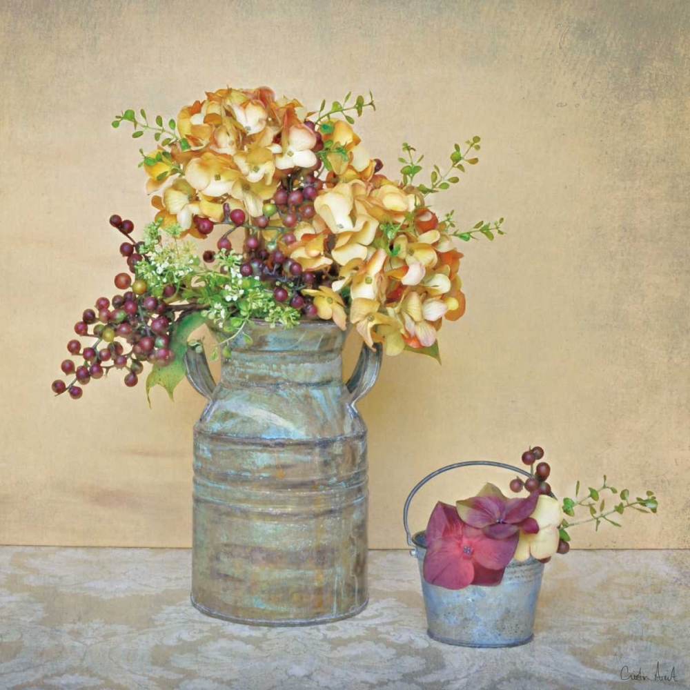 Caramel Hydrangeas art print by Cristin Atria for $57.95 CAD