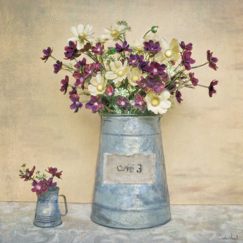 Plum Daisies art print by Cristin Atria for $57.95 CAD