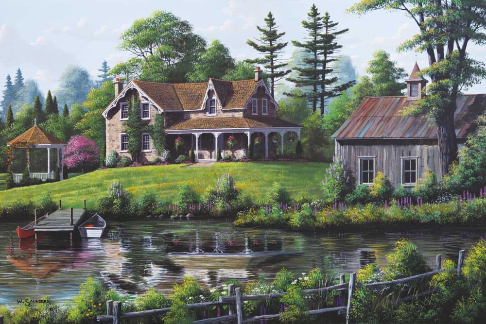 Reflections of Spring art print by Bill Saunders for $57.95 CAD