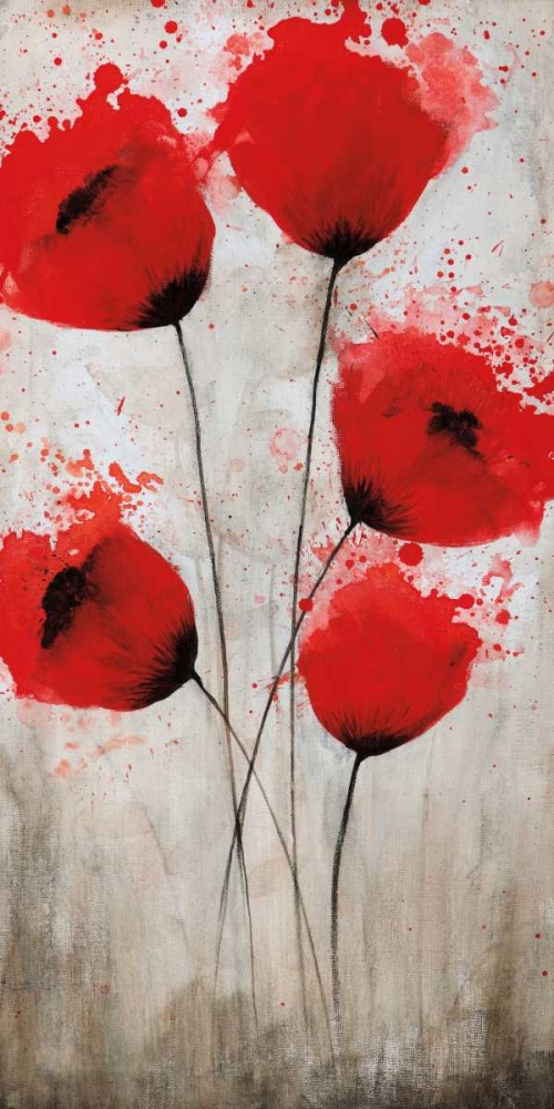 Luminous Crimson I art print by Catherine Brink for $57.95 CAD