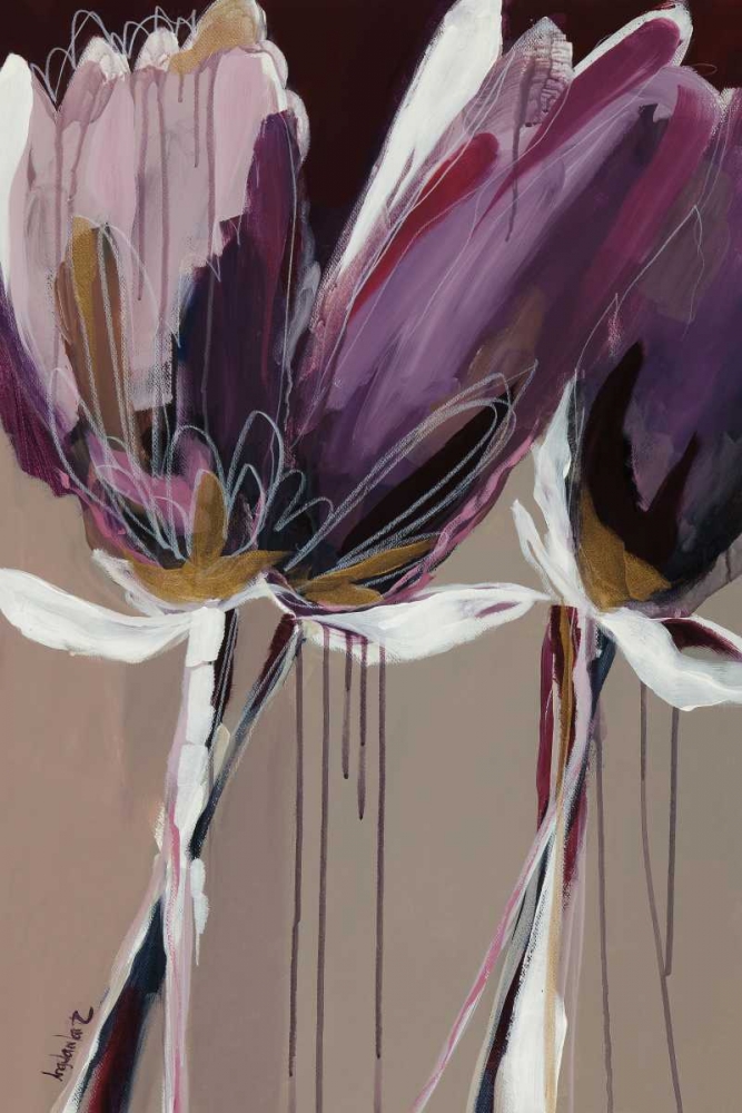 Aubergine Splendor II art print by Angela Maritz for $57.95 CAD