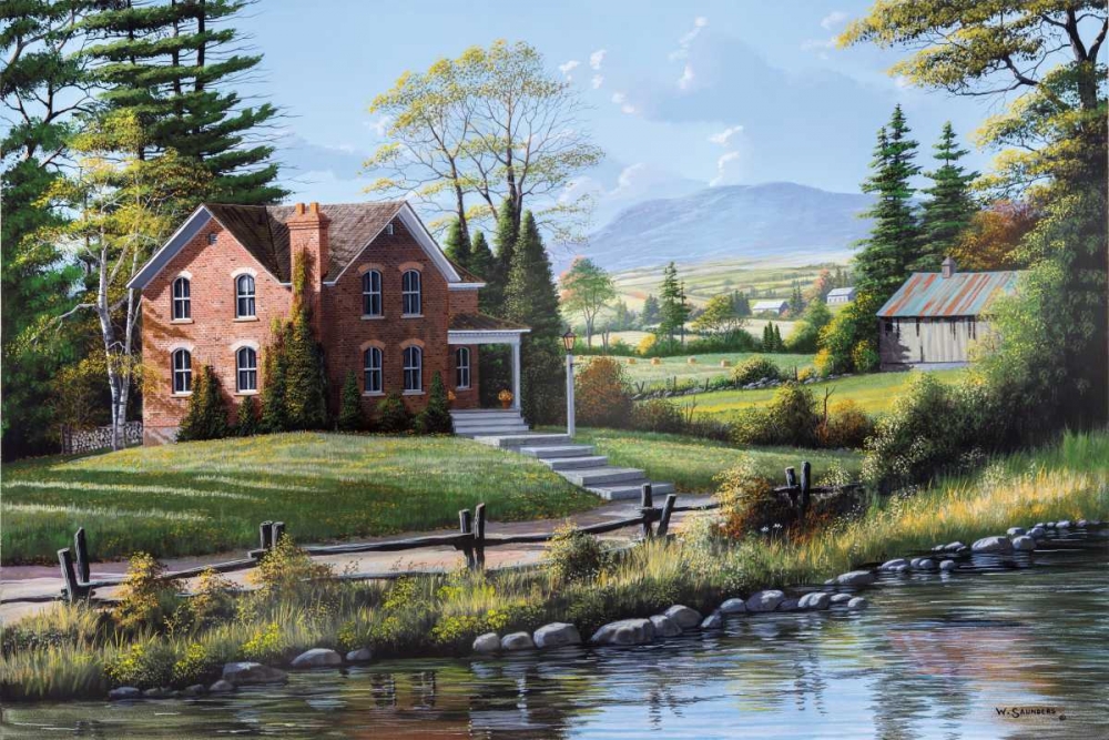 Fields of Gold and Green art print by Bill Saunders for $57.95 CAD