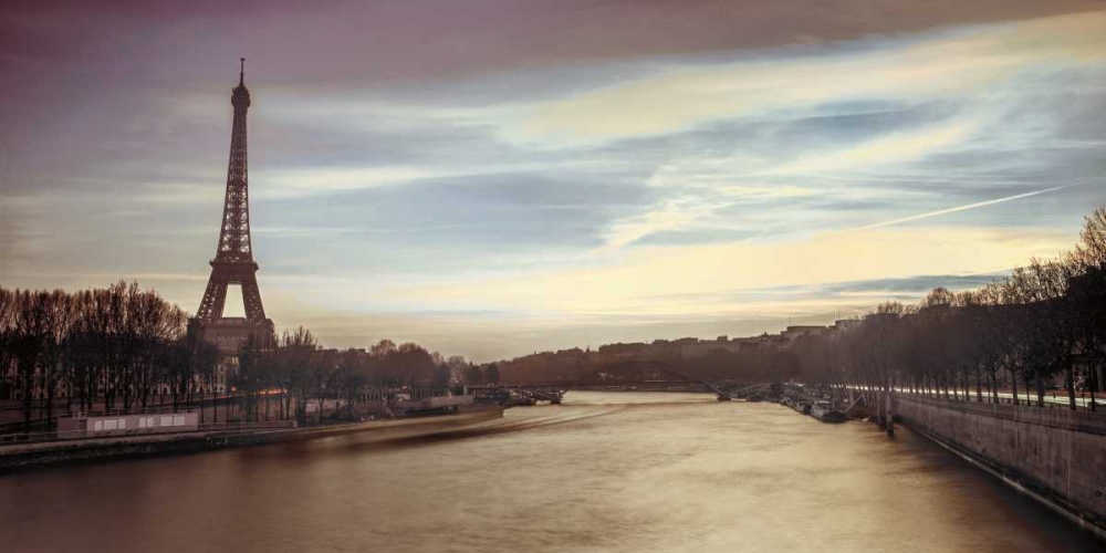 Paris Sunset art print by Assaf Frank for $57.95 CAD