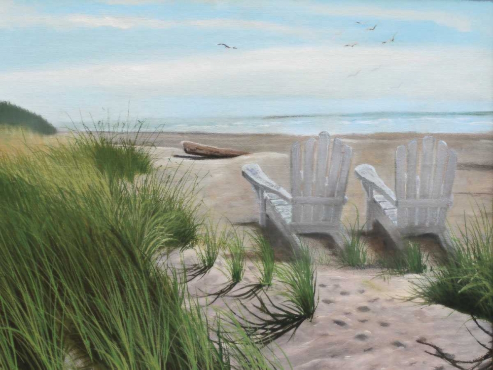 Perfect Spot on the Beach art print by Julie Peterson for $57.95 CAD