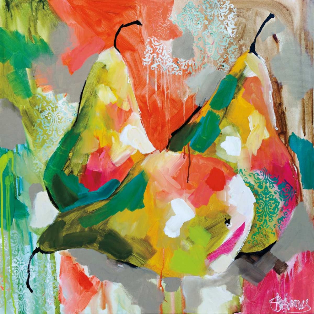 Sunlit Pears art print by Amanda J. Brooks for $57.95 CAD