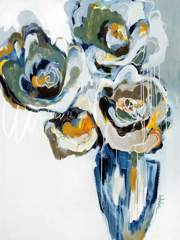 Blooms of Earl Gray art print by Angela Maritz for $57.95 CAD