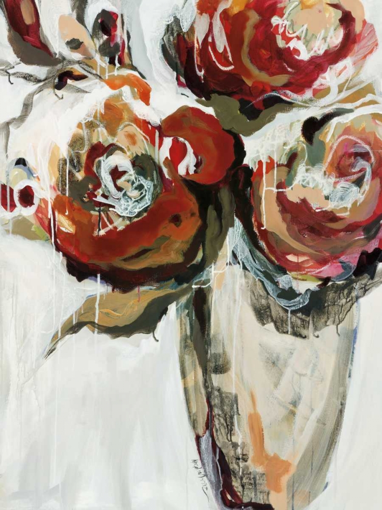 Persimmon Blooms art print by Angela Maritz for $57.95 CAD