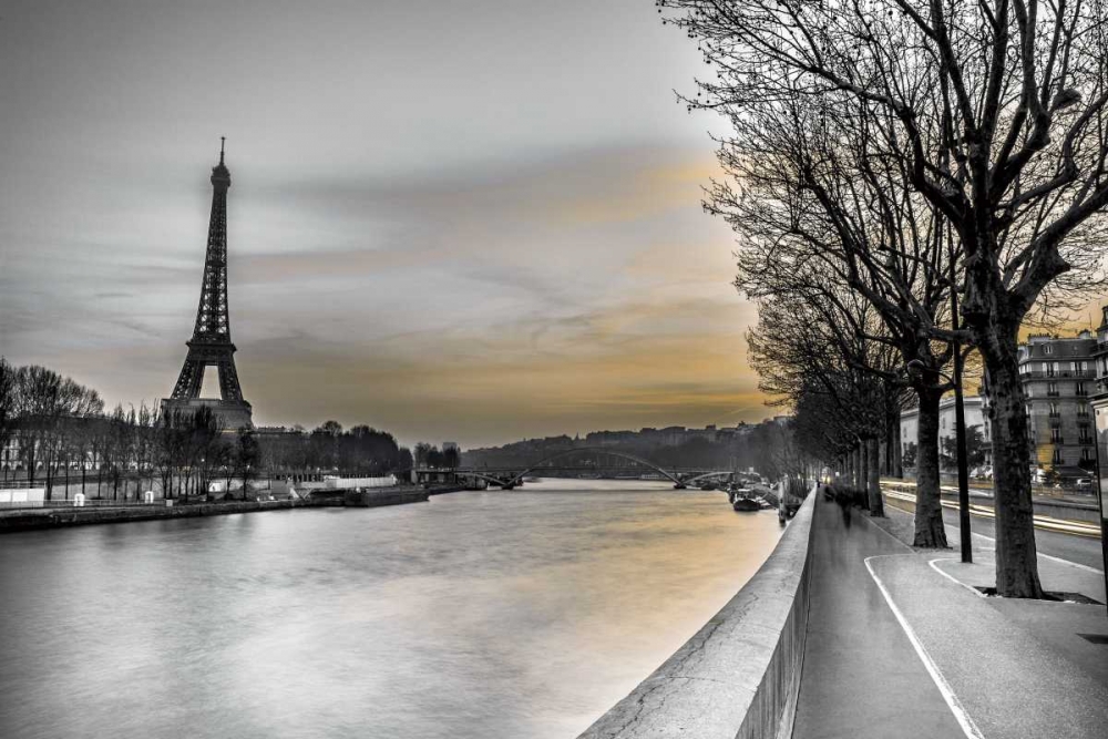 River Seine and The Eiffel Tower art print by Assaf Frank for $57.95 CAD