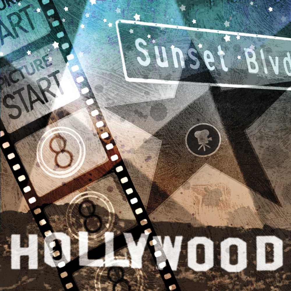 Sunset Blvd. art print by Keith Mallett for $57.95 CAD