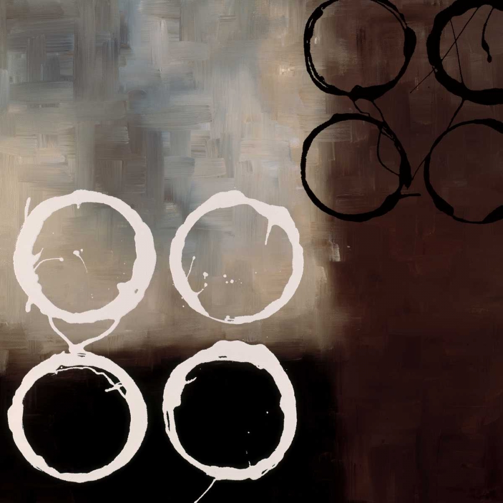 Beige Circles I art print by Laurie Maitland for $57.95 CAD