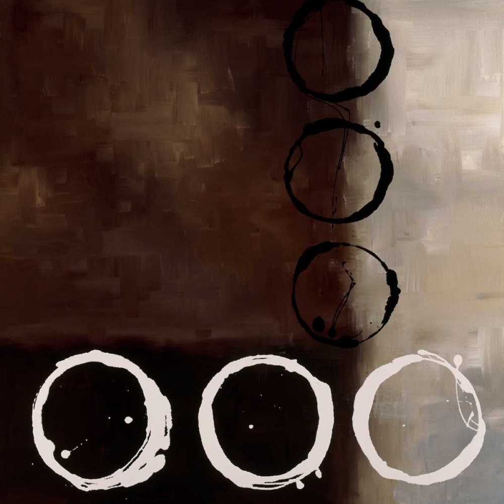 Beige Circles II art print by Laurie Maitland for $57.95 CAD