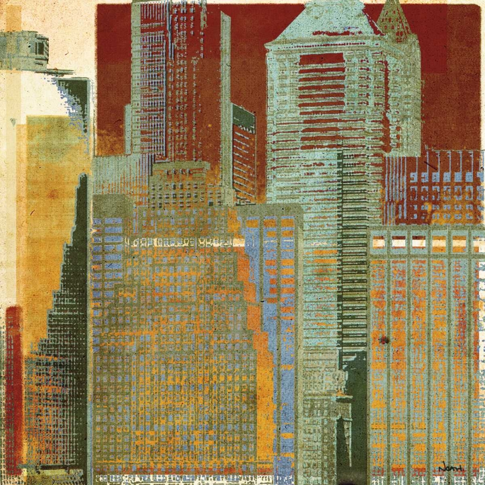 Urban Blocks I art print by NOAH for $57.95 CAD