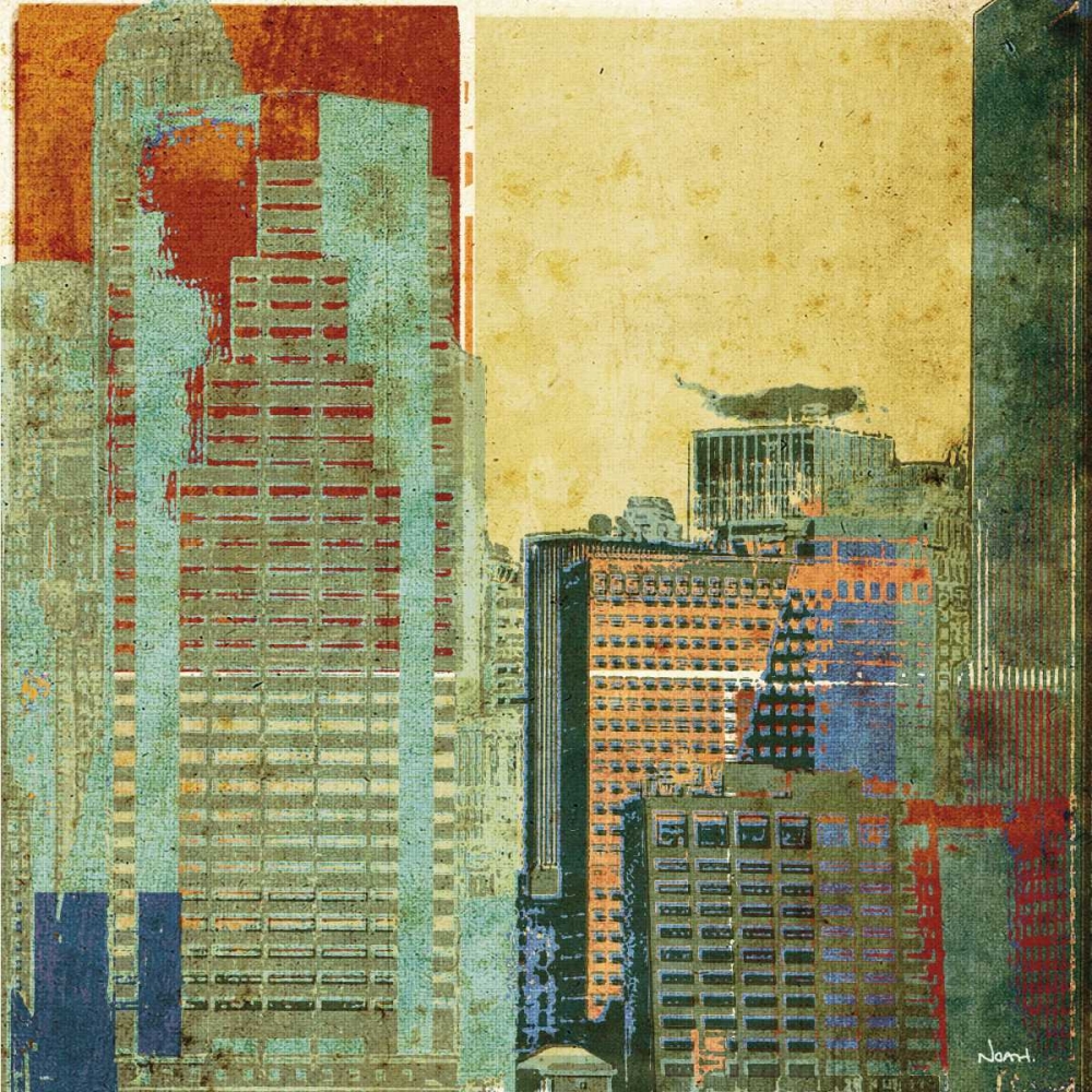 Urban Blocks II art print by NOAH for $57.95 CAD