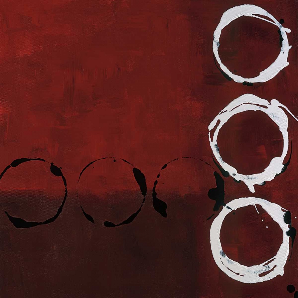 Red Circles II art print by Laurie Maitland for $57.95 CAD