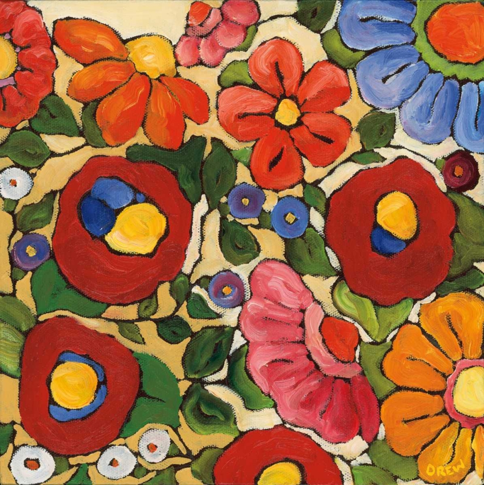 Floral Trellis art print by Vanessa Drew for $57.95 CAD