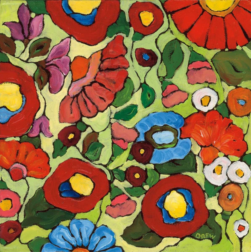 Summer Garden art print by Vanessa Drew for $57.95 CAD
