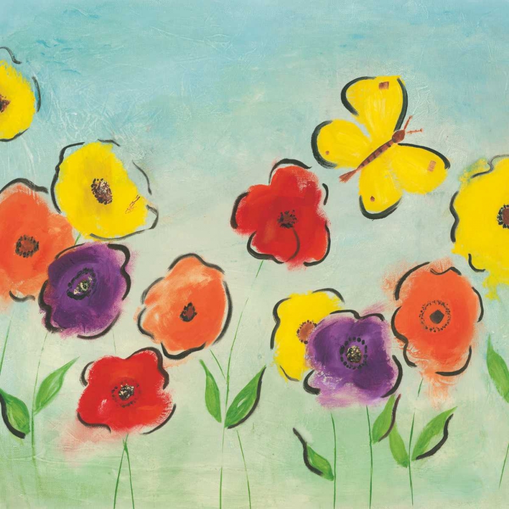 Flowering Garden I art print by Sarah Horsfall for $57.95 CAD