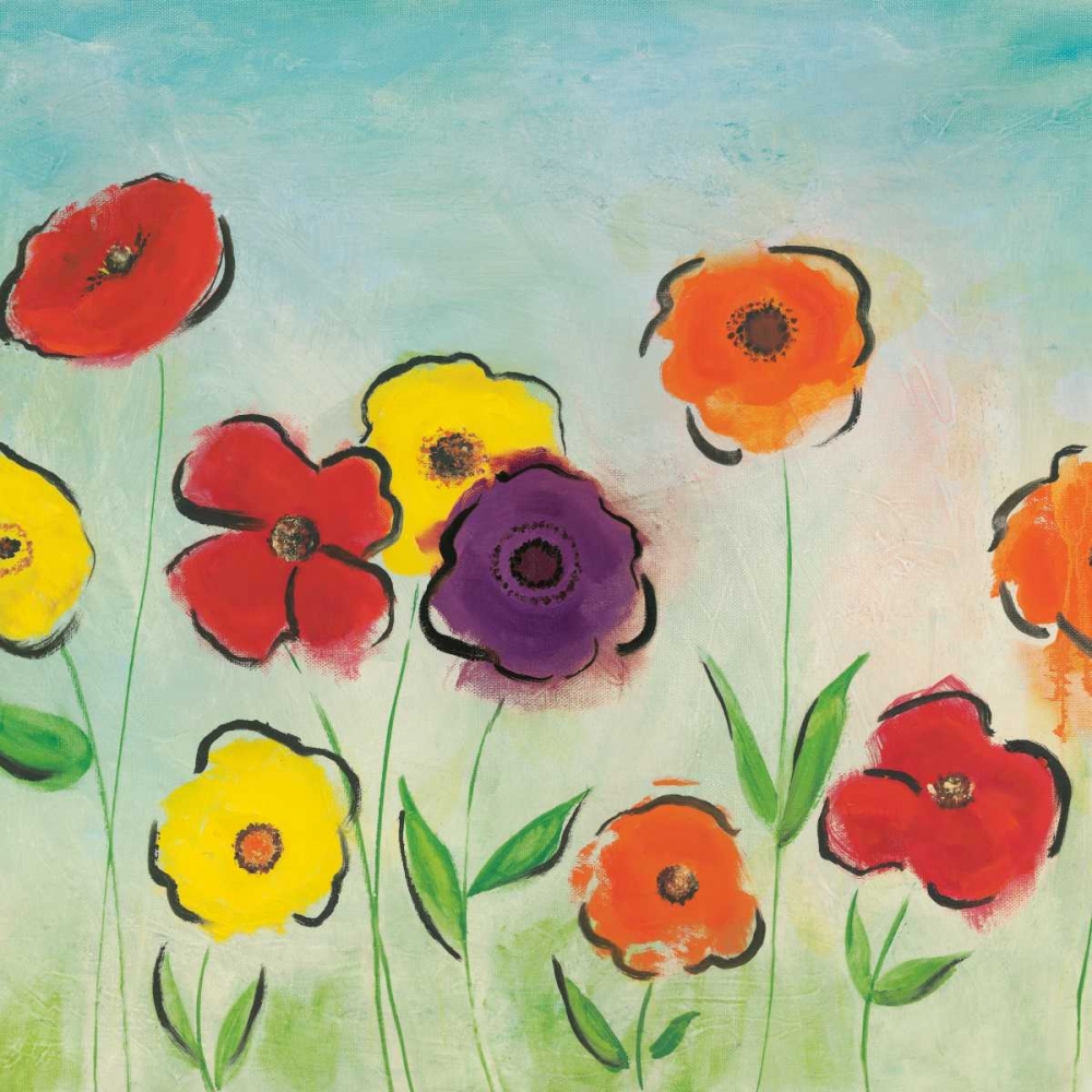 Flowering Garden II art print by Sarah Horsfall for $57.95 CAD