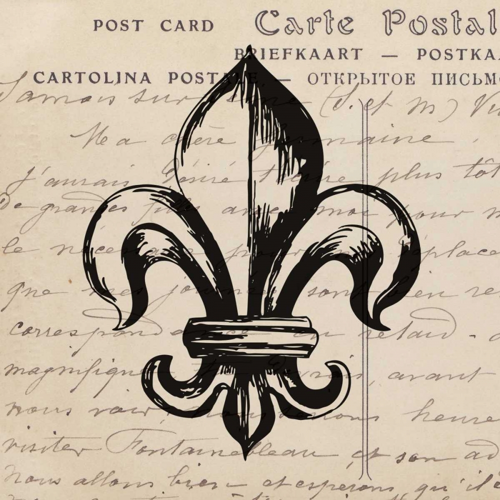 Fleur De Lis II art print by Sabine Berg for $57.95 CAD