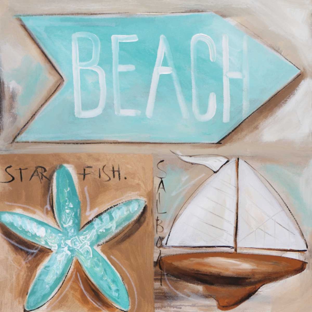 Wheres the Beach art print by Amanda J. Brooks for $57.95 CAD