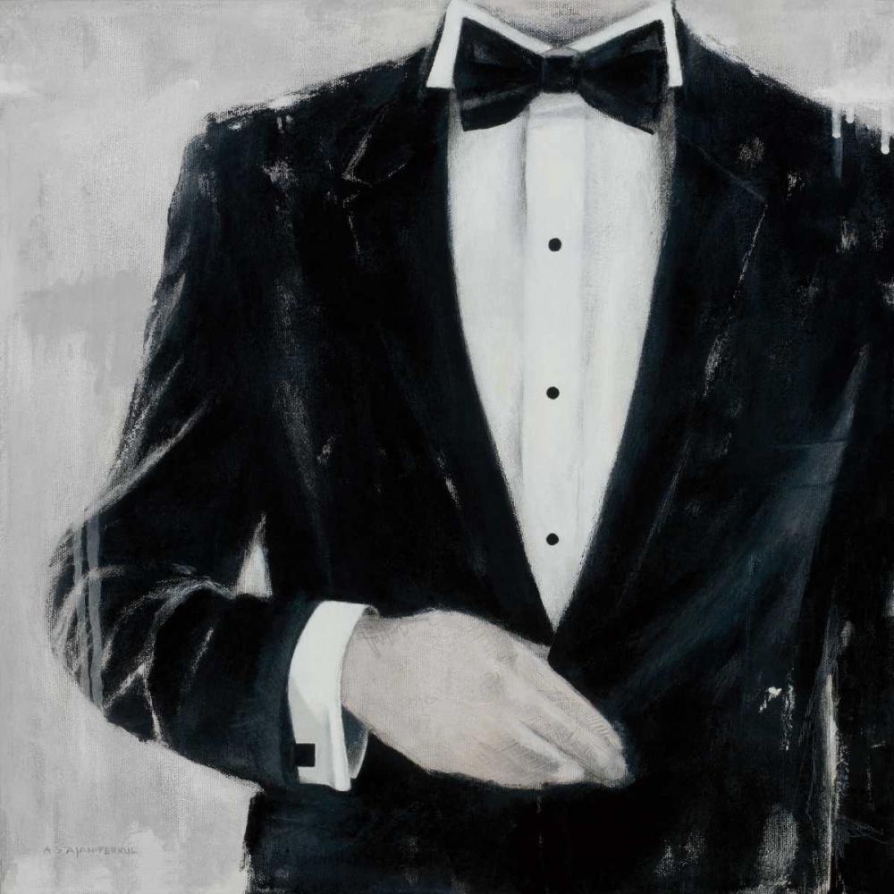 Black Tie Optional art print by Andrea Stajan-Ferkul for $57.95 CAD