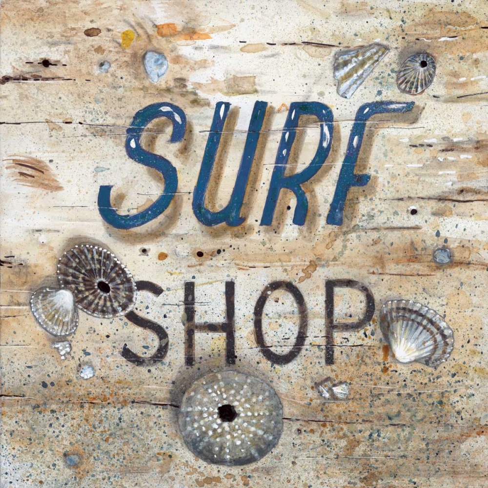 Surf Shop art print by Arnie Fisk for $57.95 CAD
