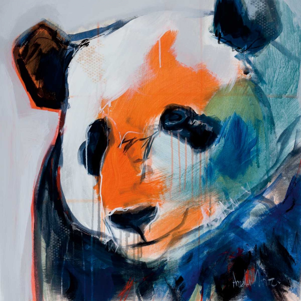 Call Me Pand art print by Angela Maritz for $57.95 CAD