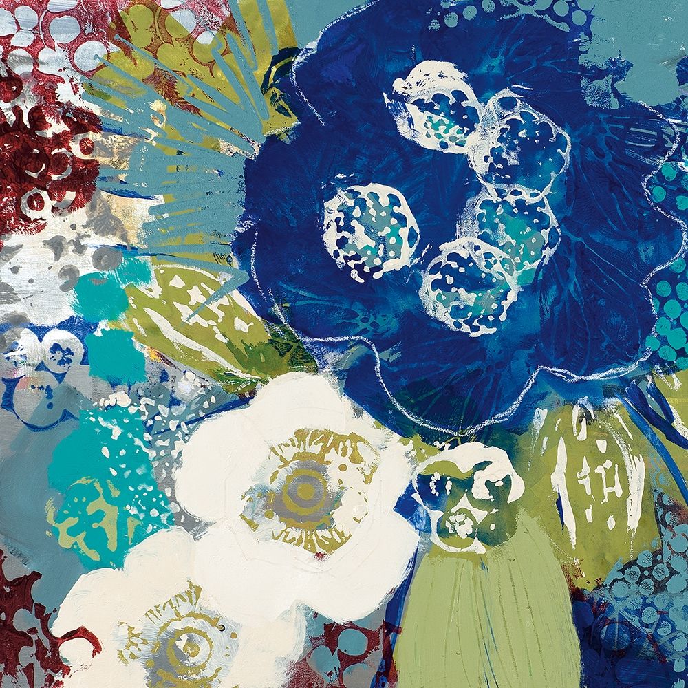 Garden Blues III art print by Leslie Bernsen for $57.95 CAD