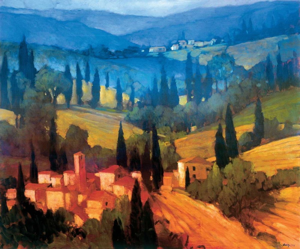 Tuscan Valley View art print by Philip Craig for $57.95 CAD