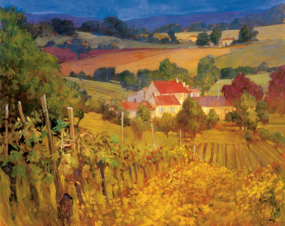 Vineyard Hill art print by Philip Craig for $57.95 CAD
